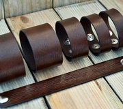 Bracelets Leather workshop.